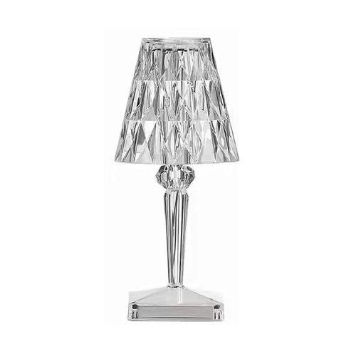 Clear Finish Rechargeable Table Lamp 3 Light Modes Kenya | MK Homestyles