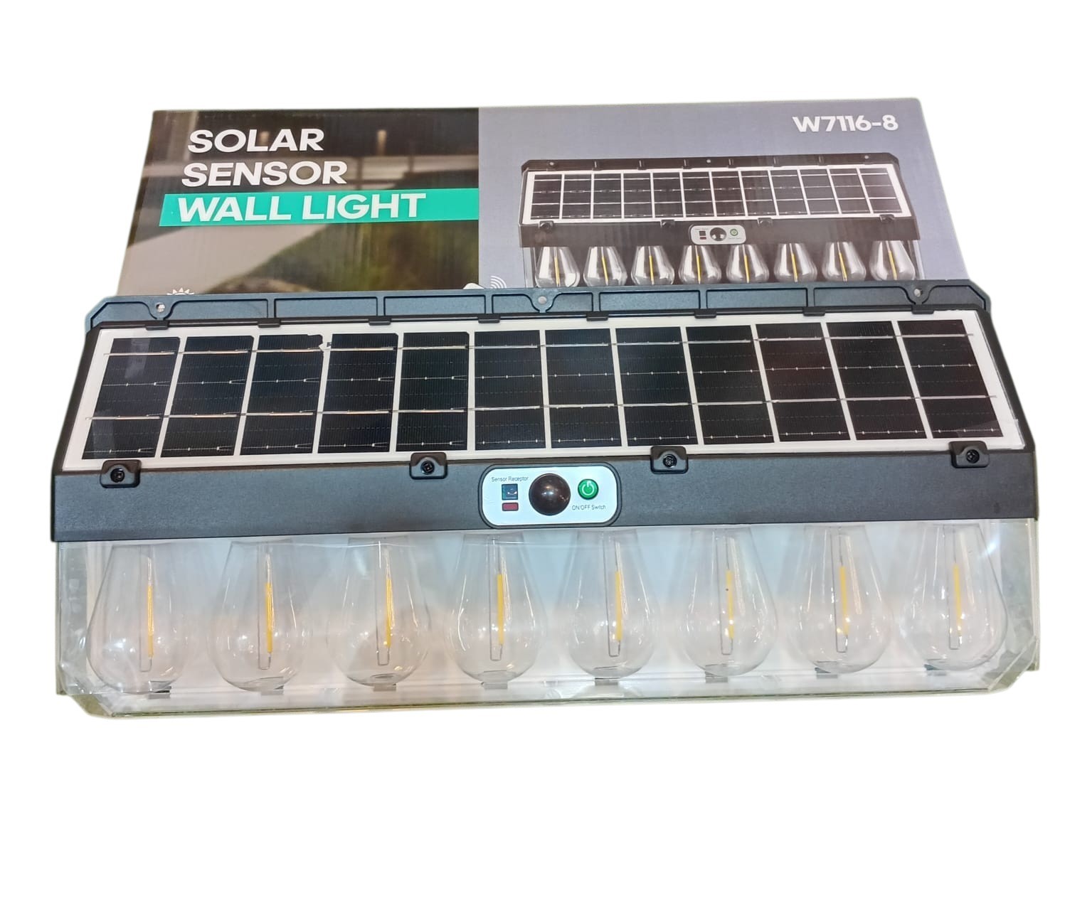8 Bulb Antique Solar Wall Light in Kenya &ndash; Elegant Outdoor Lighting