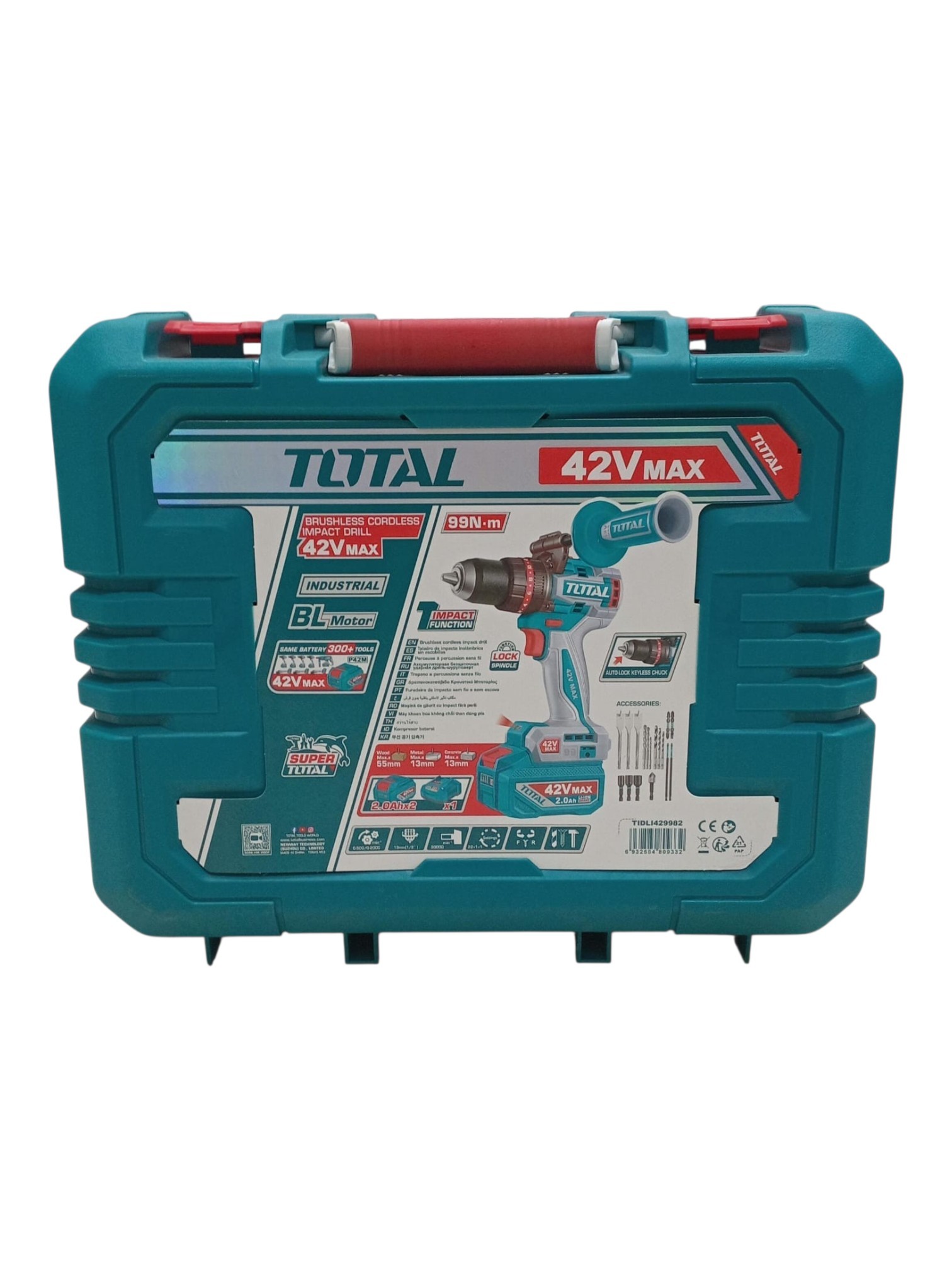 Total 42V Cordless Brushless Impact Drill