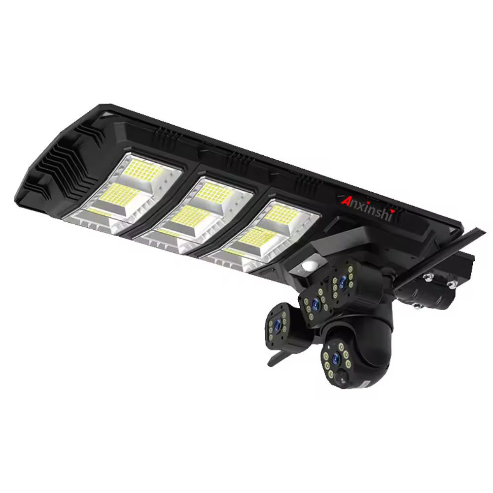 1000W Solar Street Light With 3 CCTV Cameras
