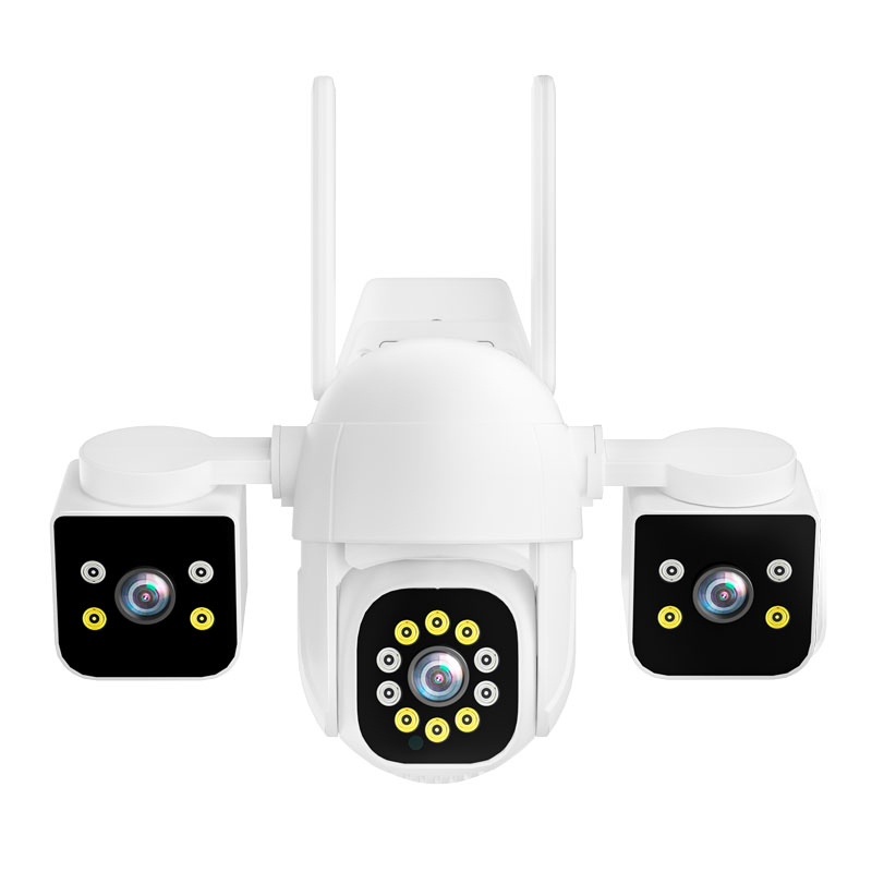 Triple Lens WiFi Security Camera &ndash; Smart 360&deg; Protection for Your Home & Business