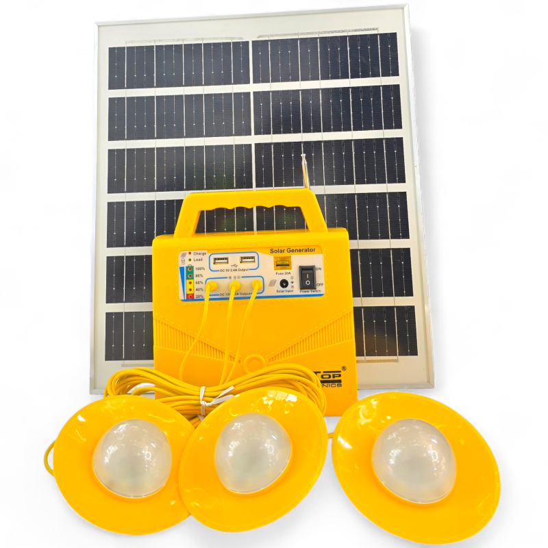 20W ALLTOP Solar Home Kit | Lighting, Charging & Backup Power