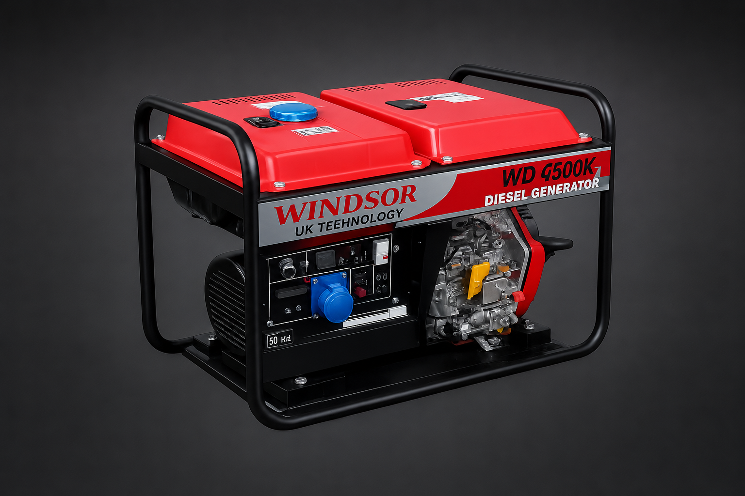 Windsor 5kVA Electric Start Diesel Generator (WD6500E) &ndash; Reliable Fuel-Efficient Backup Power for Homes & Businesses in Kenya