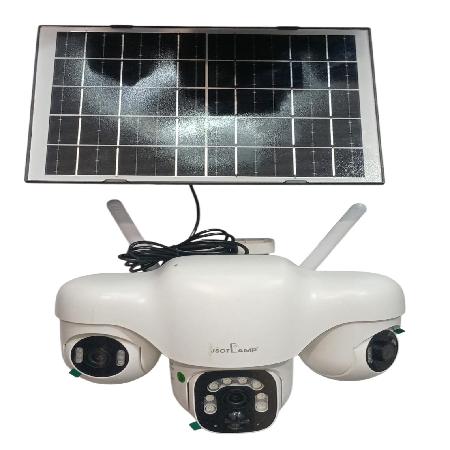 JSOT 4G Solar Triple Lens 360&deg; PTZ Security Camera Kenya