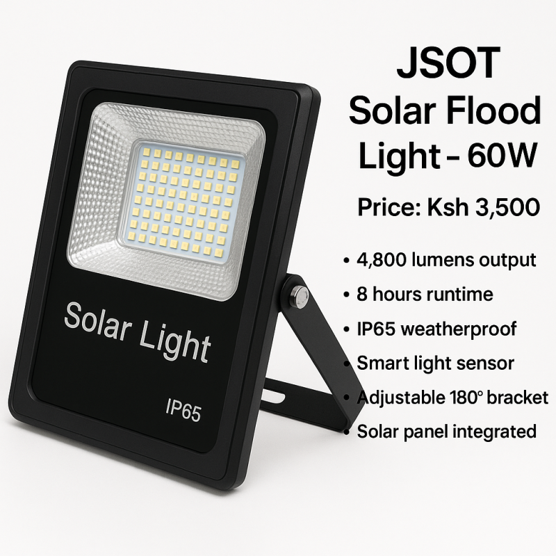 JSOT Solar Flood Light &ndash; 60W
