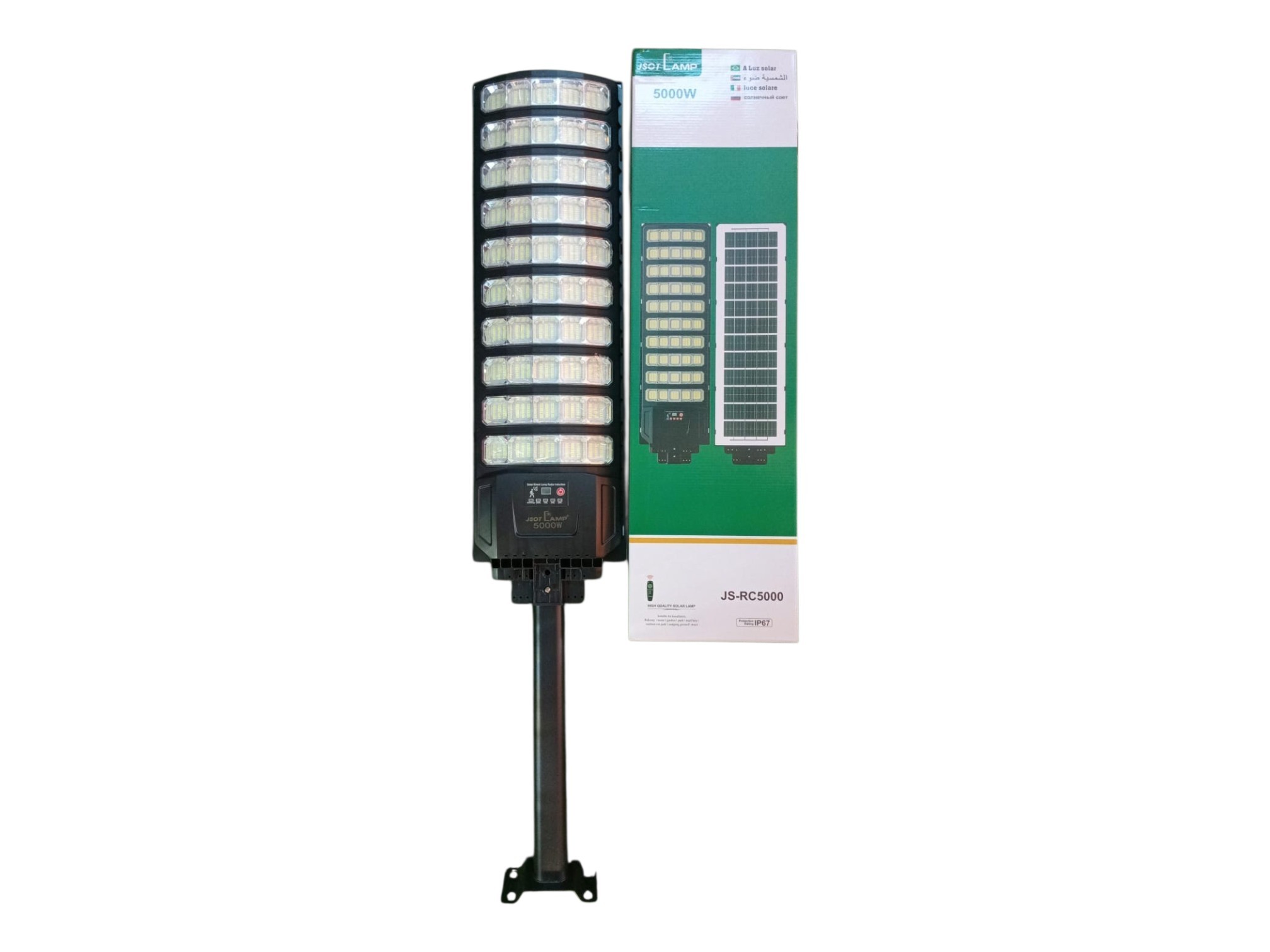 5000W Solar Street Light Kenya | Super Wide-Angle LED Solar Streetlight
