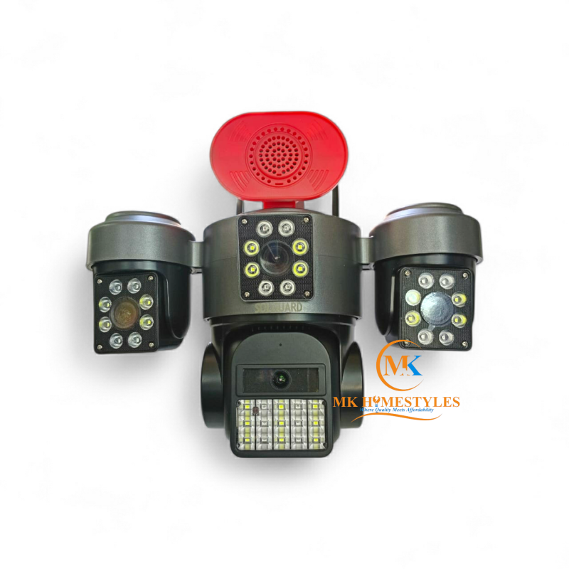 AOV AI Solar CCTV Camera with Loud Alarm