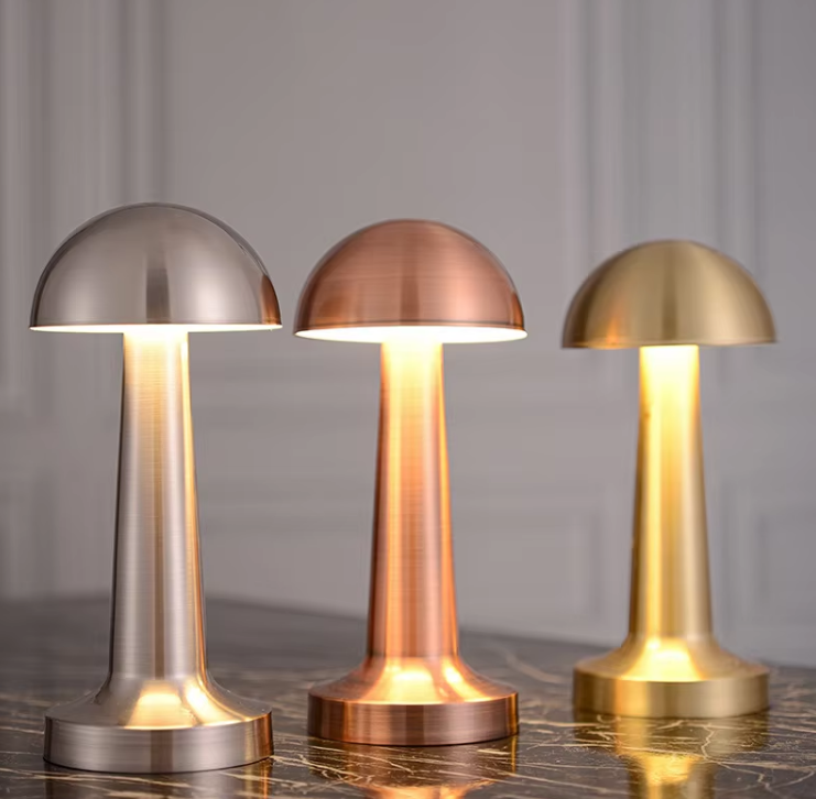 Metallic Finish Rechargeable Table Lamp &ndash; KSh 999