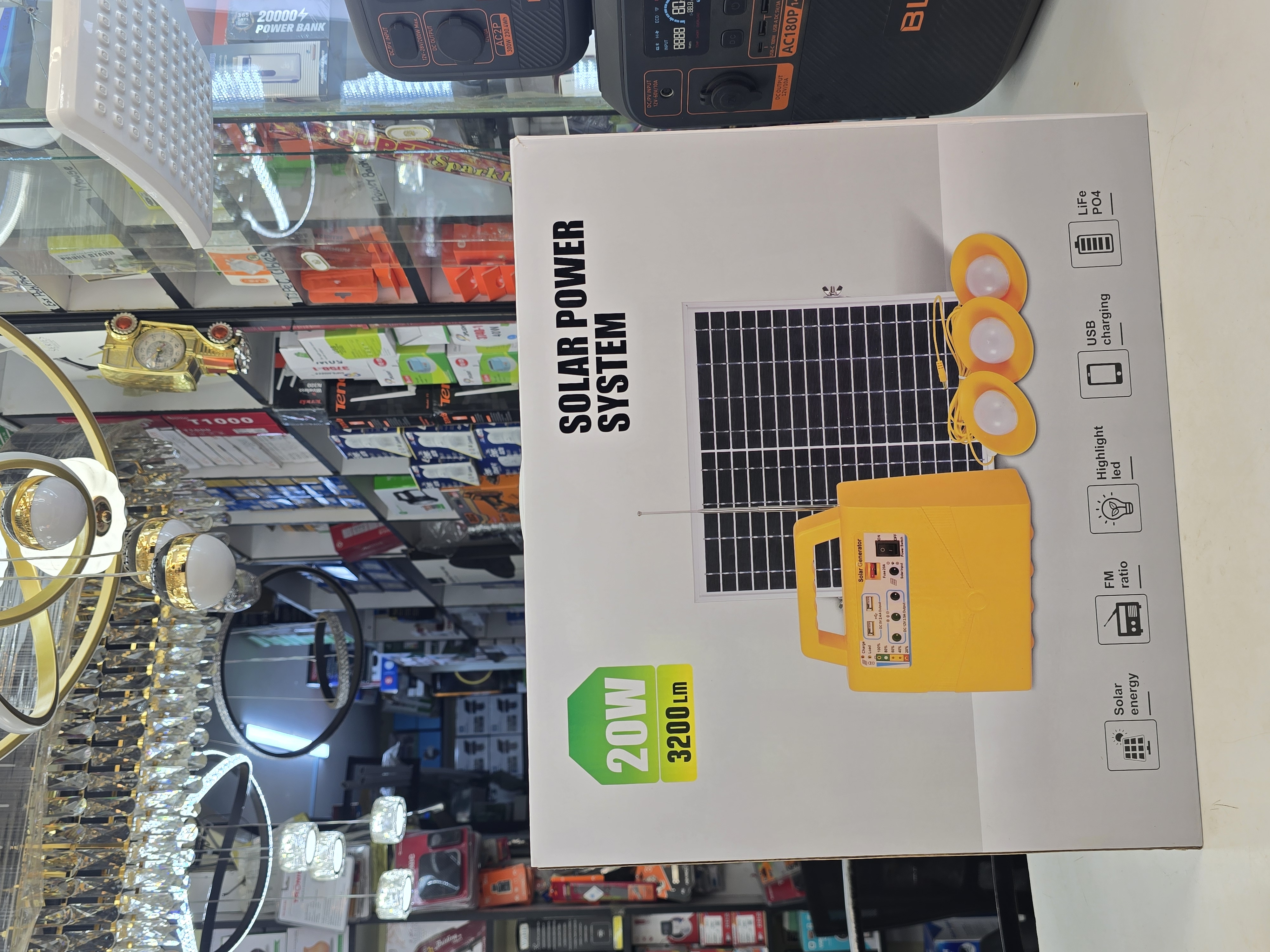 20W ALLTOP Solar Home Kit | Lighting, Charging & Backup Power thumbnail 2