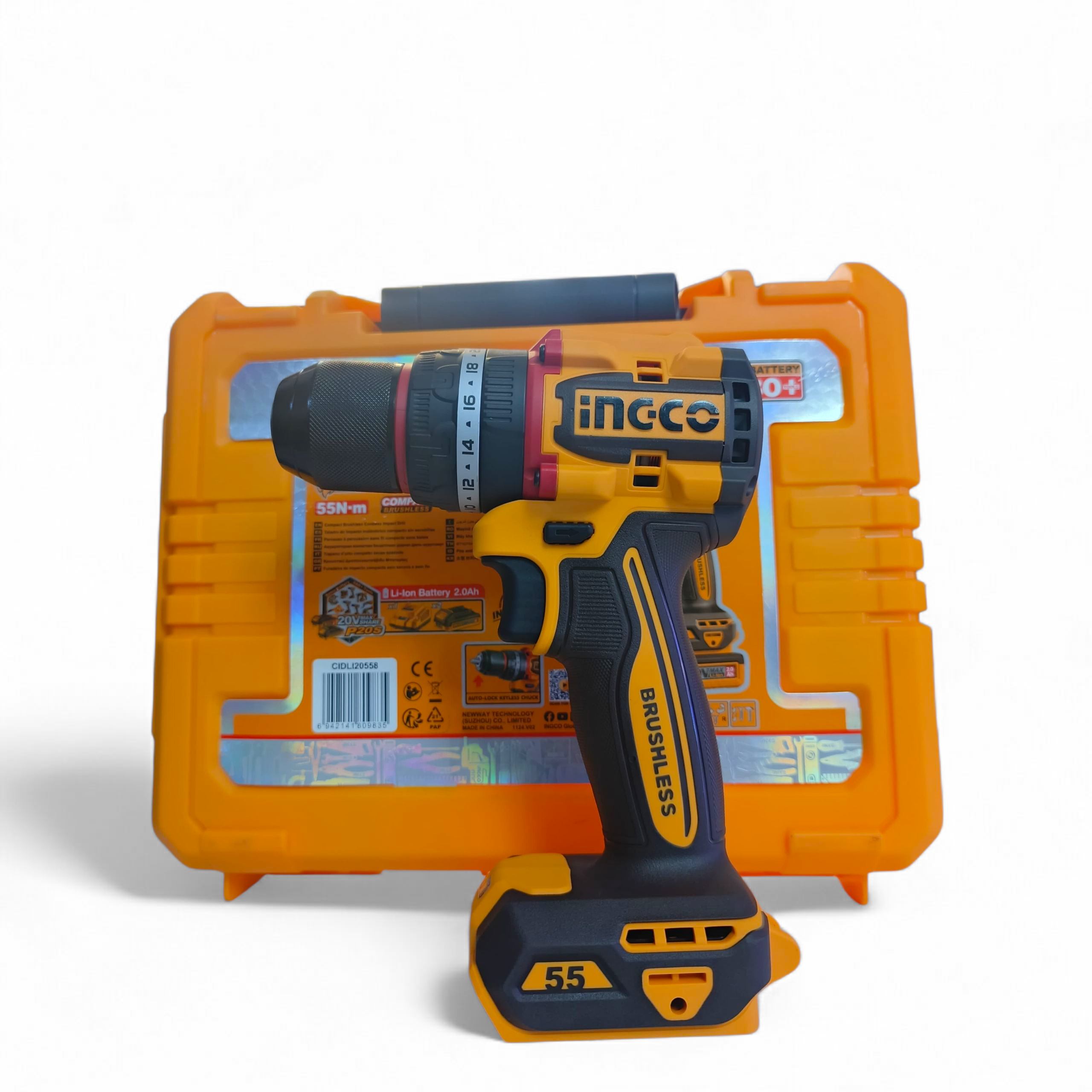 Inc-co 20V 55nm Brushless Compact Cordless Impact Drill thumbnail 2