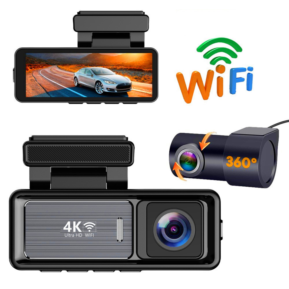 2-Lens 4G CCTV Dash Cam &ndash; 2K Smart Cloud Vehicle Security System