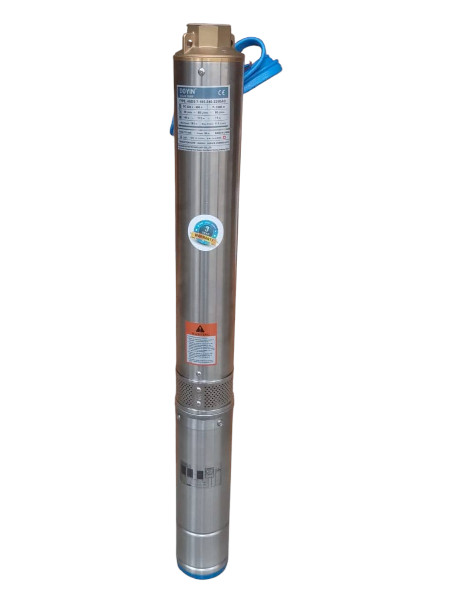 Doyin Submersible Pump 2.0 HP &ndash; High-Performance Solar Borehole Pump