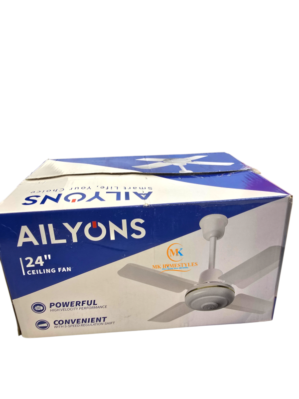 Ailyons 24-Inch Ceiling Fan for Home & Office