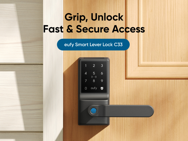 Eufy C33 Smart Lock Fingerprint Door Lock &ndash; Keyless Security Kenya