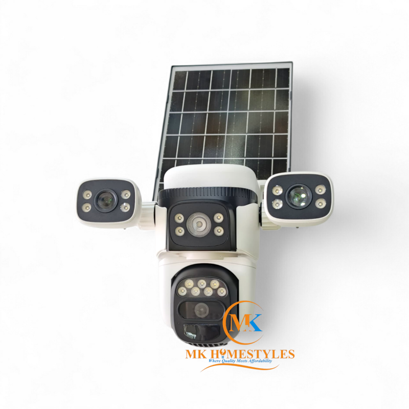 Low Power 3-Lens Solar WiFi Security Camera