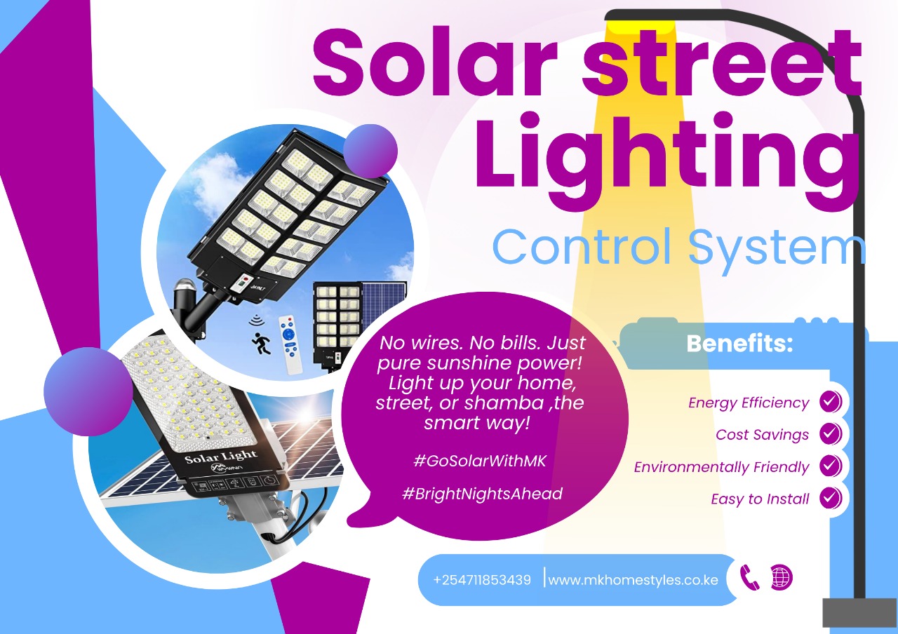 Energy-Efficient Solar Street Lights Kenya