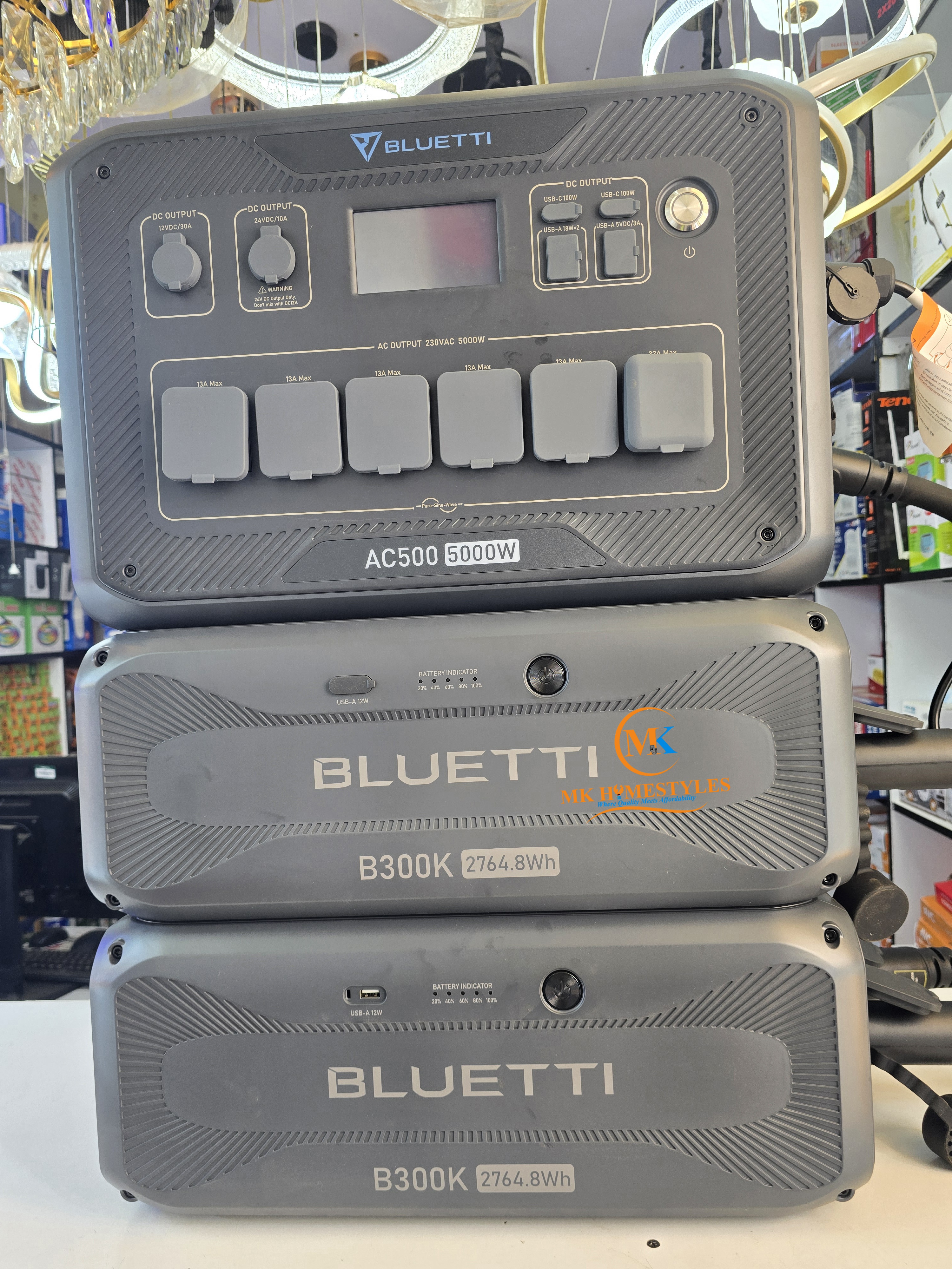 Bluetti AC500 Inverter With 2&times; B300K Batteries | Reliable Power Backup System in Kenya