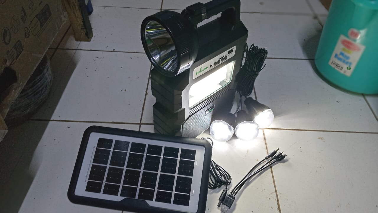 CCLAMP Solar Lighting Kit with FM Radio & Bluetooth